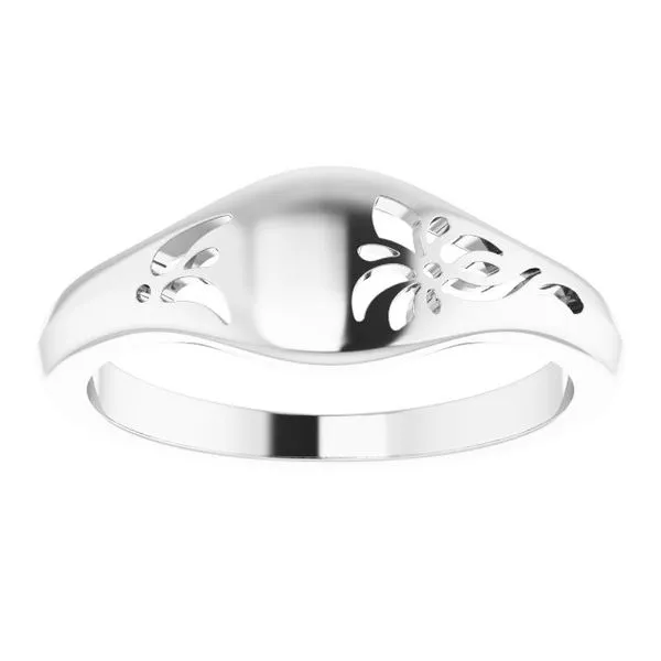 Pierced Floral-Inspired Ring Image 3 Comstock Jewelers Edmonds, WA