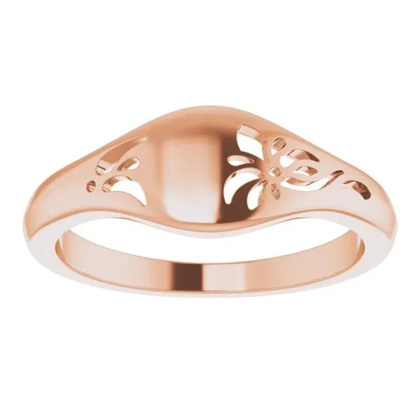 Pierced Floral-Inspired Ring Image 3 James Wolf Jewelers Mason, OH