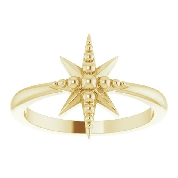 Beaded Star Ring Image 3 Comstock Jewelers Edmonds, WA
