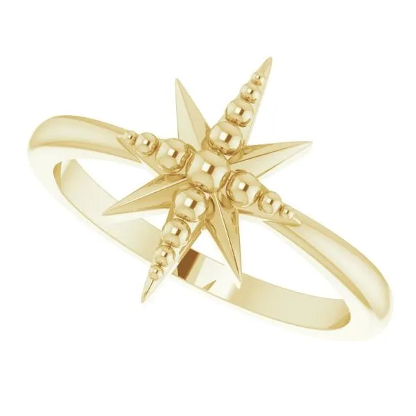 Beaded Star Ring Image 5 Jerald Jewelers Latrobe, PA