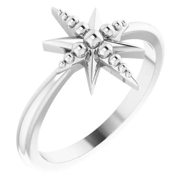Beaded Star Ring Comstock Jewelers Edmonds, WA