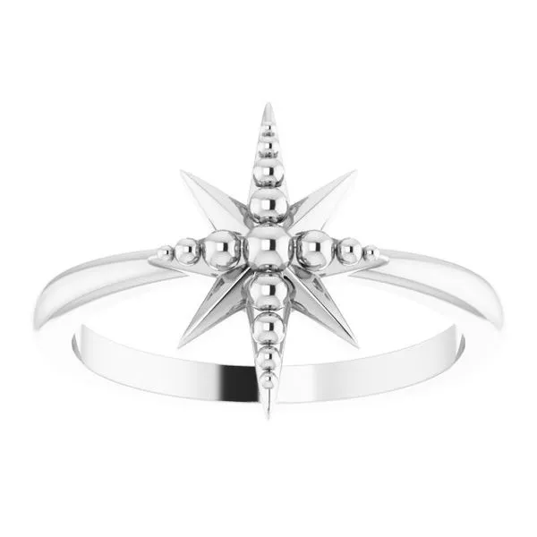 Beaded Star Ring Image 3 Comstock Jewelers Edmonds, WA