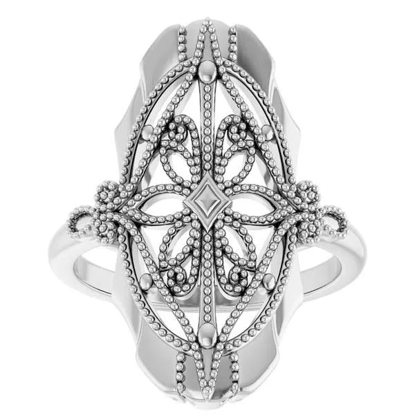 Vintage-Inspired Ring Image 3 Comstock Jewelers Edmonds, WA