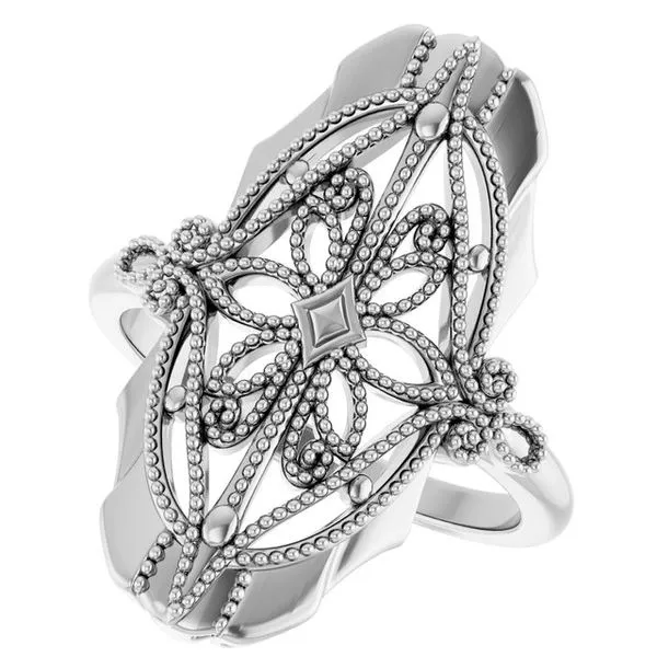 Vintage-Inspired Ring Image 5 Jerald Jewelers Latrobe, PA