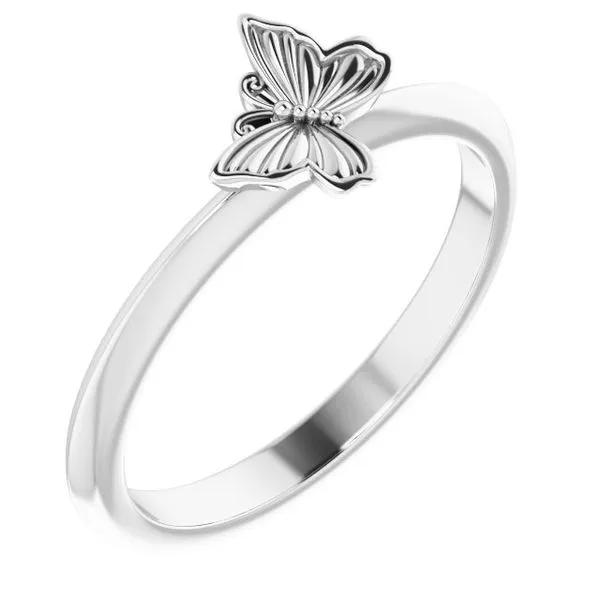 Stackable Butterfly Ring D'Errico Jewelry Scarsdale, NY