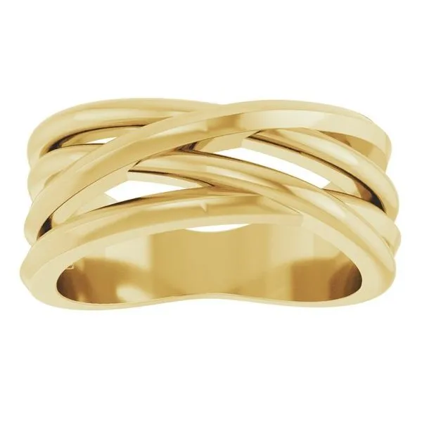 Criss-Cross Ring Image 3 Milan's Jewelry Inc Sarasota, FL