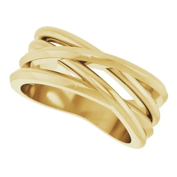Criss-Cross Ring Image 5 Long Jewelers Chesapeake, VA