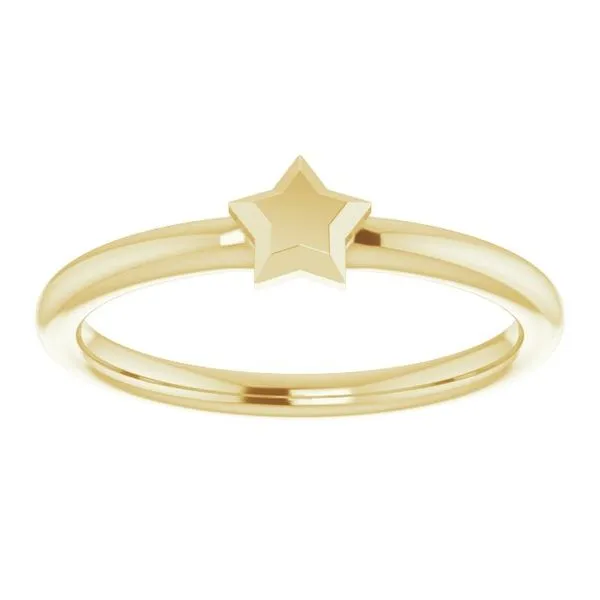 Stackable Star Ring Image 3 Milan's Jewelry Inc Sarasota, FL