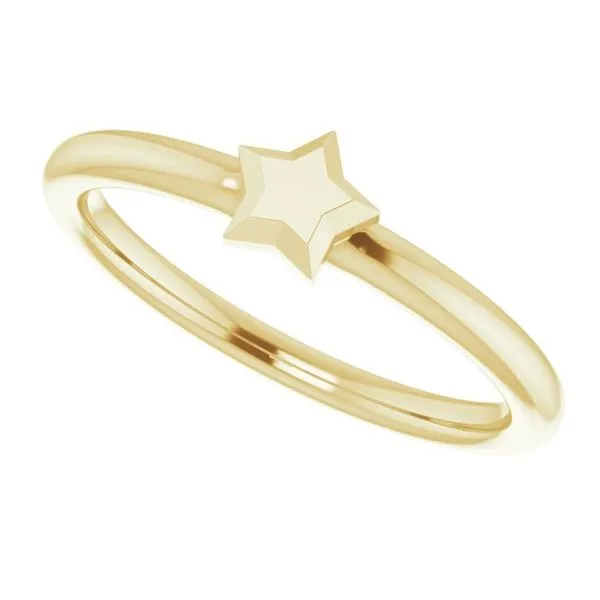 Stackable Star Ring Image 5 Milan's Jewelry Inc Sarasota, FL