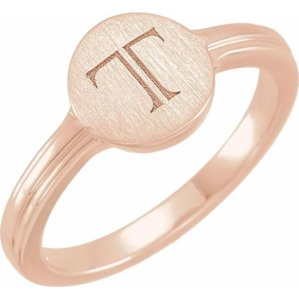 Oval Signet Ring Image 3 Milan's Jewelry Inc Sarasota, FL