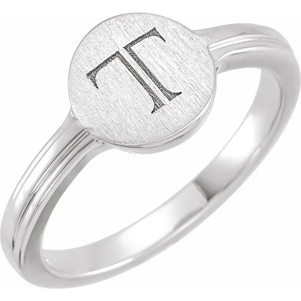 Oval Signet Ring Image 3 Milan's Jewelry Inc Sarasota, FL