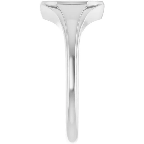 Oval Fluted Signet Ring Image 4 Comstock Jewelers Edmonds, WA