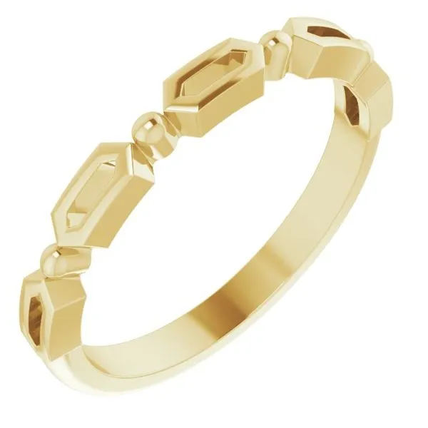 Stackable Geometric Ring John E. Koller Jewelry Designs owasso, OK