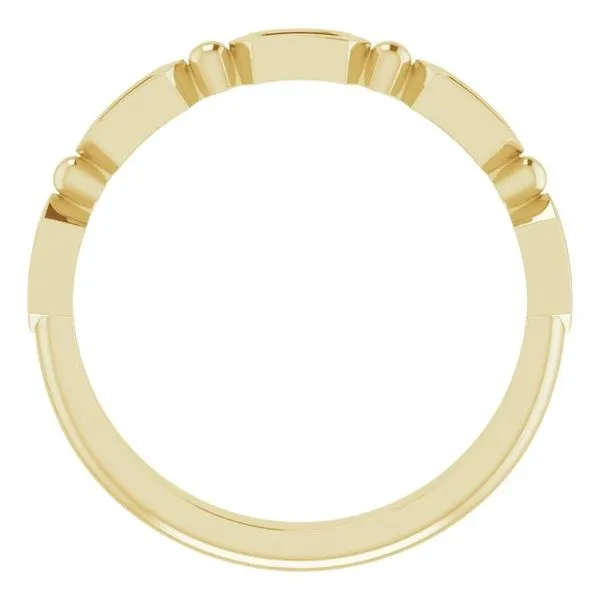 Stackable Geometric Ring Image 2 James Wolf Jewelers Mason, OH