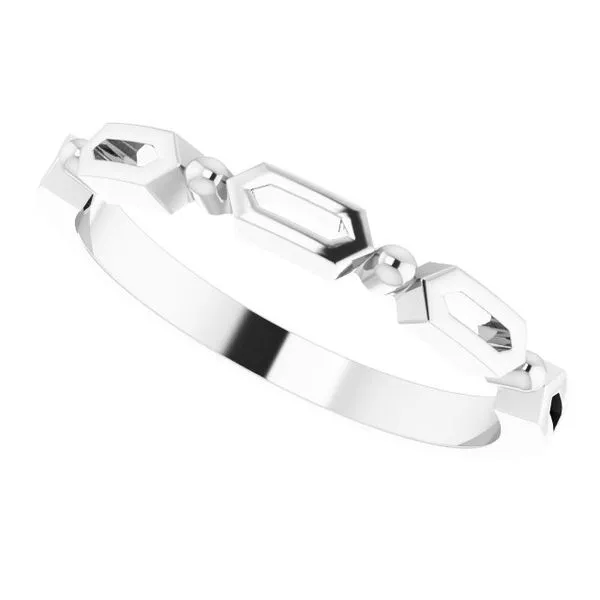 Stackable Geometric Ring Image 5 Milan's Jewelry Inc Sarasota, FL