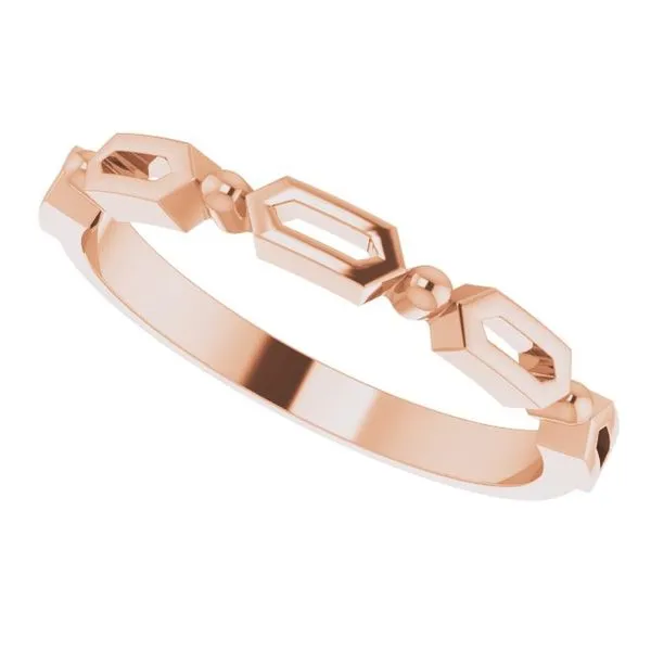 Stackable Geometric Ring Image 5 Milan's Jewelry Inc Sarasota, FL