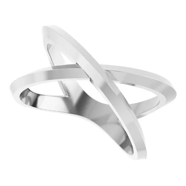 Knife-Edge Criss-Cross Ring Image 5 M. J. Thomas Jewelers, Ltd. Stratford, CT
