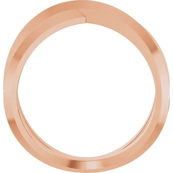 Knife-Edge Criss-Cross Ring Image 2 Milan's Jewelry Inc Sarasota, FL