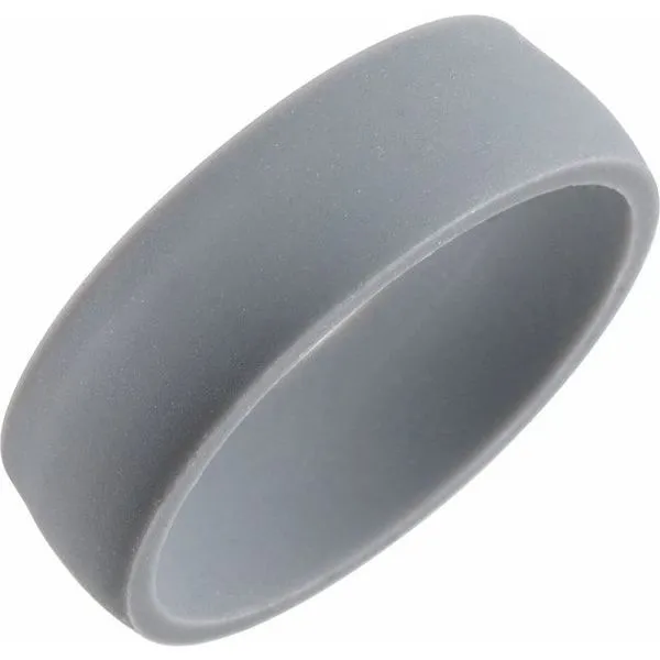 Silicone Comfort-Fit Half Round Band Allain's Jewelry New Iberia, LA