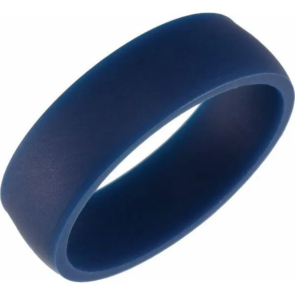 Silicone Comfort-Fit Half Round Band Albert's Jewelers Kingsland, GA