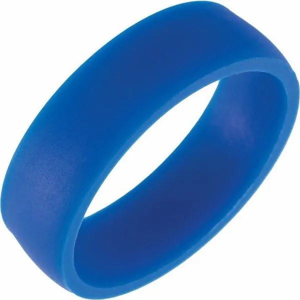 Silicone Comfort-Fit Half Round Band Studio D Jewelers Woodstock, IL