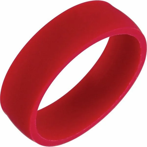 Silicone Comfort-Fit Half Round Band Albert's Jewelers Kingsland, GA