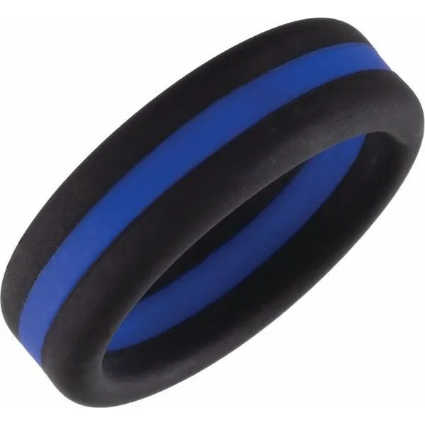 Silicone Comfort-Fit Half Round Band Grayson & Co. Jewelers Iron Mountain, MI