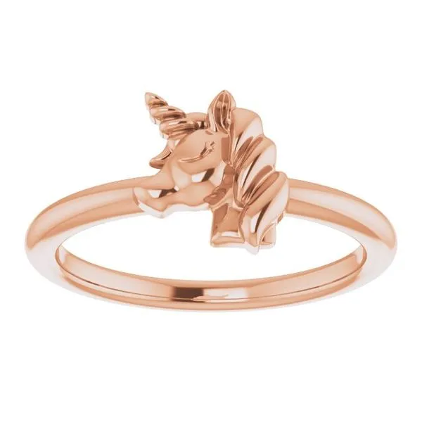 Youth Unicorn Ring Image 3 John E. Koller Jewelry Designs owasso, OK