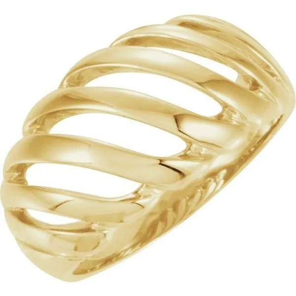 Freeform Dome Ring James Wolf Jewelers Mason, OH