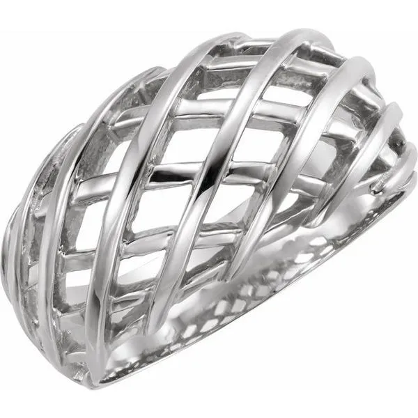 Latticework Ring James Wolf Jewelers Mason, OH