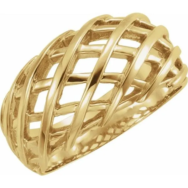 Latticework Ring Linwood Custom Jewelers Linwood, NJ