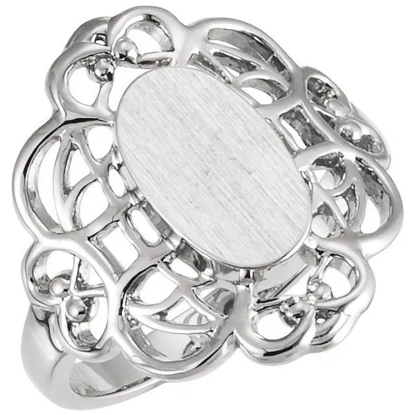 Oval Signet Ring Jerald Jewelers Latrobe, PA