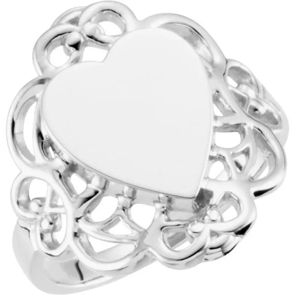 Heart Signet Ring James Wolf Jewelers Mason, OH