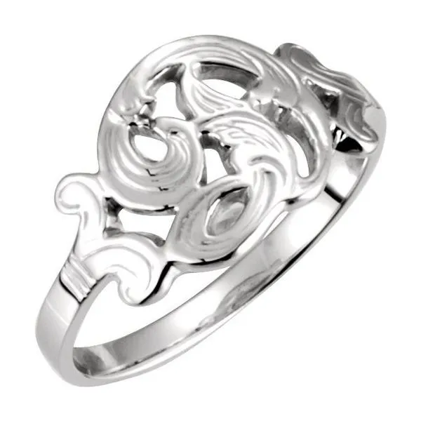 Initial Ring John E. Koller Jewelry Designs owasso, OK