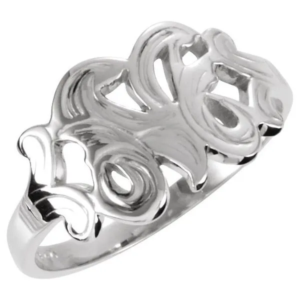 Initial Ring James Wolf Jewelers Mason, OH