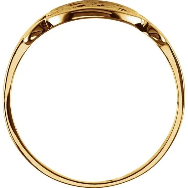 Initial Ring Image 2 Linwood Custom Jewelers Linwood, NJ