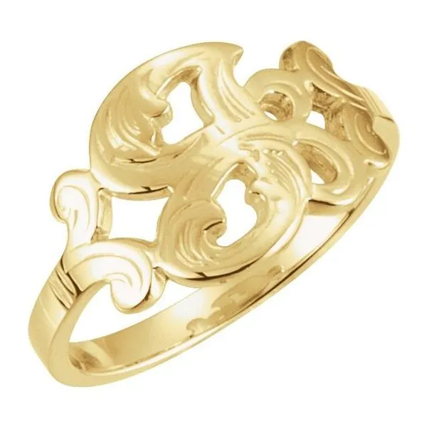 Initial Ring James Wolf Jewelers Mason, OH