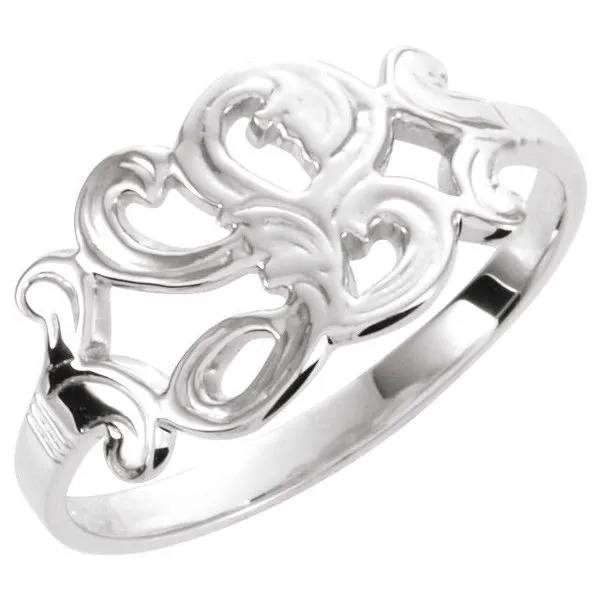 Initial Ring John E. Koller Jewelry Designs owasso, OK