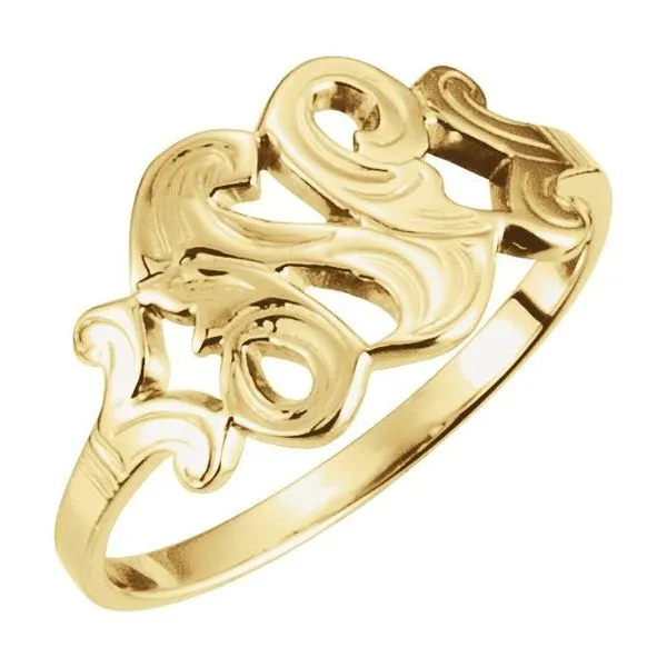 Initial Ring M. J. Thomas Jewelers, Ltd. Stratford, CT