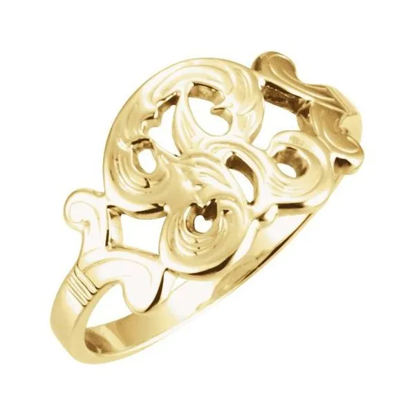 Initial Ring James Wolf Jewelers Mason, OH