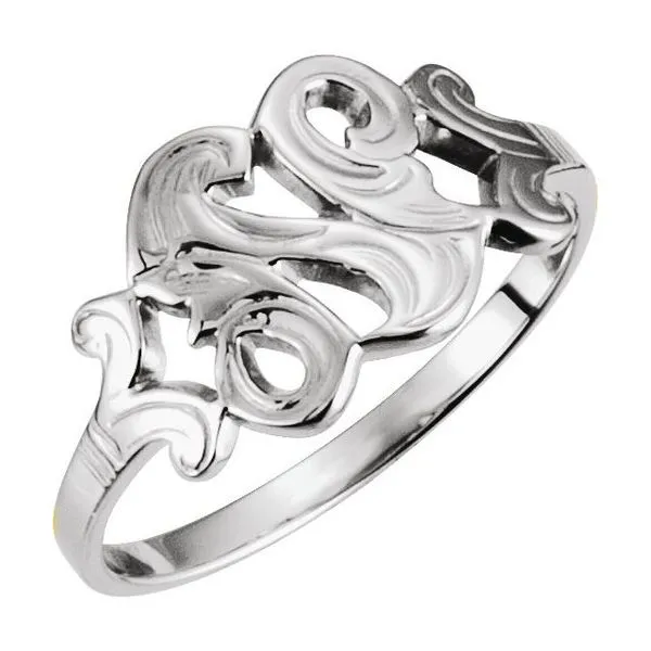 Initial Ring James Wolf Jewelers Mason, OH