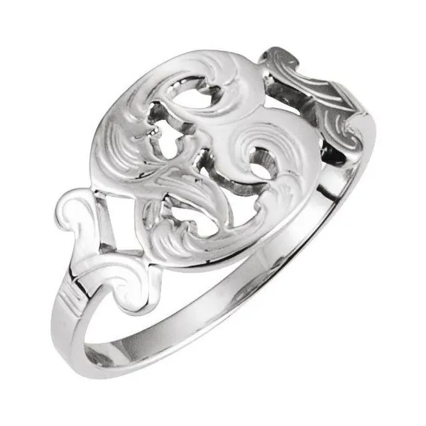 Initial Ring James Wolf Jewelers Mason, OH