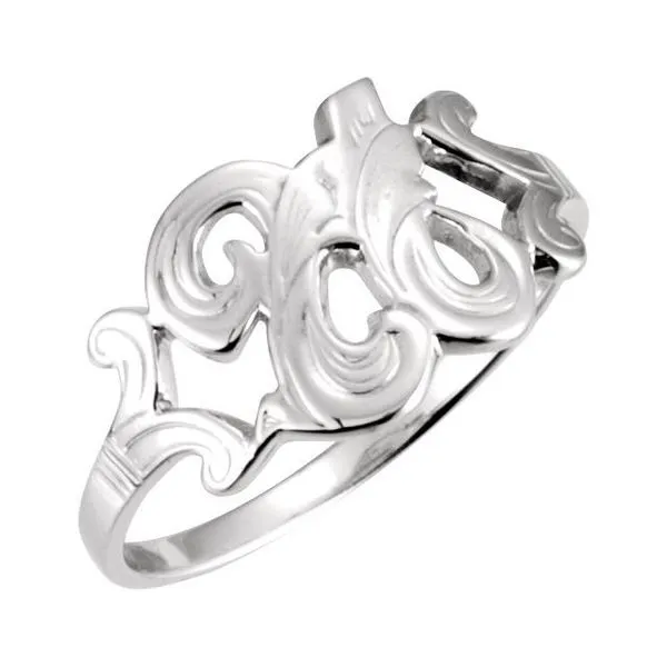 Initial Ring Linwood Custom Jewelers Linwood, NJ