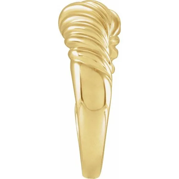 Wrap Dome Ring Image 3 Woelk's House of Diamonds Russell, KS