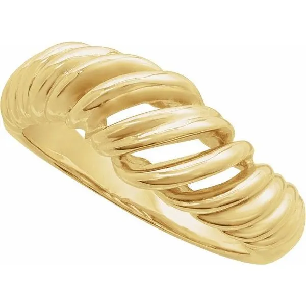 Wrap Dome Ring Image 4 Woelk's House of Diamonds Russell, KS