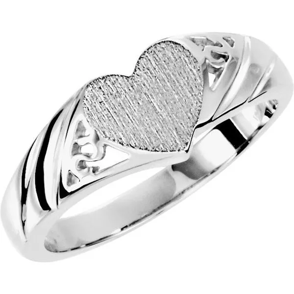 Heart Signet Ring Jerald Jewelers Latrobe, PA