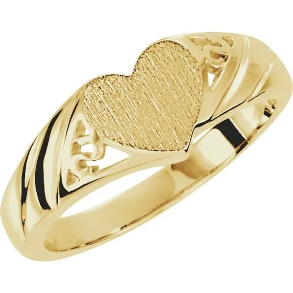 Heart Signet Ring Spath Jewelers Bartow, FL