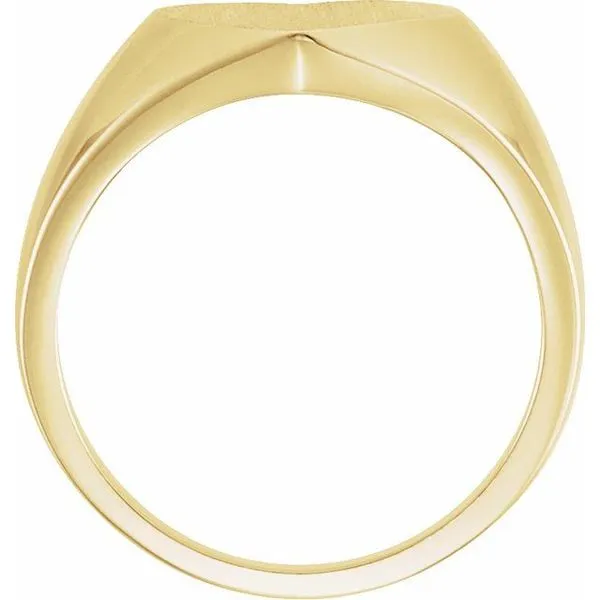 Heart Signet Ring Image 2 John E. Koller Jewelry Designs owasso, OK