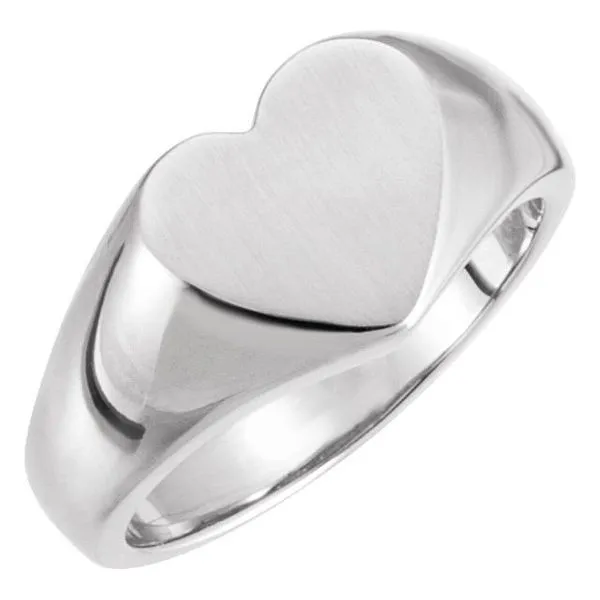 Heart Signet Ring Henry B. Ball Jewelers Canton, OH