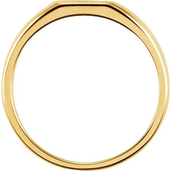Square Signet Ring Image 2 Milan's Jewelry Inc Sarasota, FL